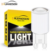 Ruiandsion G9 LED Bulb 85-265V 3W 3000K Warm White 120° Beam Angle Ceramic Material for Home Indoor 