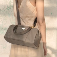 【伸縮提把】Butter奶油牛皮法棍包/斑鳩灰