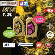 MOTION XTREMION 1.2L 15W50 10W40 4T ESTER MA2 SN Fully Synthetic Motorcycle Oil Minyak Pelincir lc13