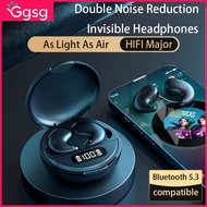 【SG】Invisible Sleep Wireless Earbuds TWS Bluetooth 5.3 Headphones Hidden Earbuds IPX5 Waterproof Noi