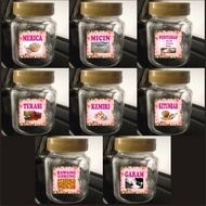 P15-spice JAR 200ml SPICE JAR | Spice place| Spice PLACE SET | Spice CONTAINER SET | Kitchen SPICE B