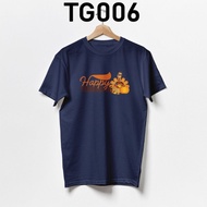 THANKSGIVING TSHIRT PUMPKIN TURKEY MEN COTTON 2XS-2XL SUMMER LOOSE SIZE ROUND NECK SHORT SLEEVE STRE