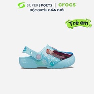 Giày clog trẻ em Crocs Funlab Toddler Disney Frozen Ii Ice Blue - 206804-4O9
