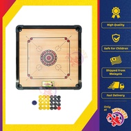 Carrom Board Game Congkak Carrom Board Carrom Men Striker and Powder Indoor Games Carrom Mini
