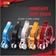 Basikal SEAT LOCK BRACKET ALLUMINIUM MTB Folding Bike Quick Release Seat Post Lock Clamp Seat Post C