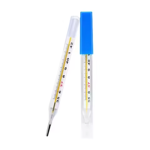 Classic Traditional Clinical Glass Free Thermometer Celsius PXPD