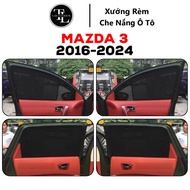 Anti-UV Sun Shades for Mazda 3 2016 - 2025 Type 1 TL Auto, Set of 4 panels,