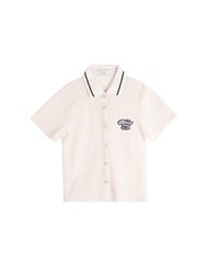 Kloset Design  Varsity Polo (LS2-24-T002-C) เสื้อโปโลแขนสั้น ดีไซน์เรียบง่าย สวมใส่สบาย