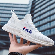 FILA Men's and Women's Casual Versatile Fashion Sports Feather Shoes are Anti slip, Wear resistant, Ultra Light Shock Absorbing