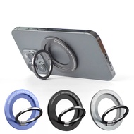 Magnetic Cell Phone Ring Holder Stand Transparent Finger Grip Kickstand Compatible Phone