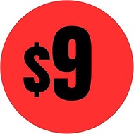 Mobiusea Creation 480pcs Price Stickers | Dollar Price Tags Labels | 0.75" in Diameter | Preprinted 