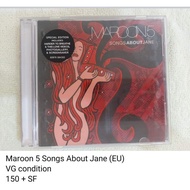 (unsealed) Maroon 5 Songs About Jane CD