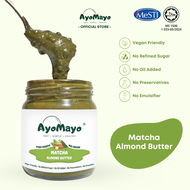 AyoMayo Matcha Almond Butter - Halal | Low Sugar | Vegan