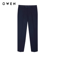 OWEN - Regular Fit Trousers QRT Waistband232457Navy color, TR Spandex material