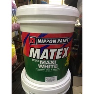 NIPPON 18LT Matex White 15245 Emulsion Paint Cat Dinding