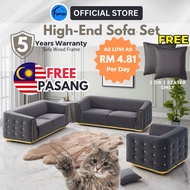 Set Sofa Luxury Sofa Set 3 Seater Sofa Couch Sofa Murah 2 Seater Sofa Single Sofa Modern Sofa Office