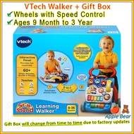 VTech 🍎🔵 Red Blue Walker Learning Sit to Stand (Age 9 Month to 3 Year) Musical AppleBear