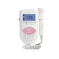 < > Portable Fetal Heart Detector Fetal Heart Rate Monitor Household Dopler Pregnant Women Listening