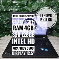 Laptop lenovo k20-80 ram 4gb second murah