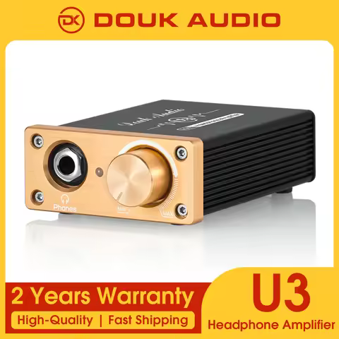 Douk Audio HiFi Pure Class A Headphone Amplifier Mini Home Desktop Stereo Audio Amp for 18-600 SR225