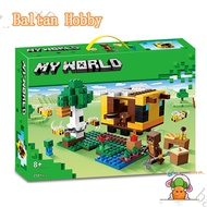 DZG Toy GI2X compatible with Minecraft 21241 The Bee Cottagebuilding blocks toy EQ1