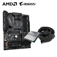 【真香】技嘉 B550 AORUS ELITE V2+AMD【6核】Ryzen5 5600X(無外盒/含散熱器)