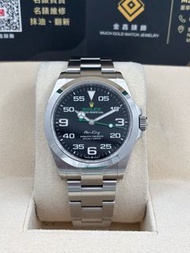 [SOLD OUT]二手 USED  ROLEX 勞力士 AIR KING 126900 黑色 2025年1月 未打磨 99.99%新 全套 FULL SET