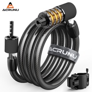 ACRUNU Bike Lock Portable Anti-theft Ring Lock Road Cycling Cable Lock Motorcycle Folding Bike Bicycle Accessories