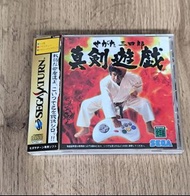SS Sega Saturn 三四郎 真劍遊戲 净 CD 盒 沒有光碟