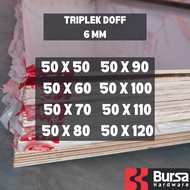 6mm Doff Melamine Plywood 1 Face Single Face Custom Plywood Multiplex Width 50cm Length 50-120cm