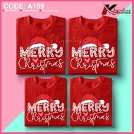 KHYREETEES-A109 P1|Family T-shirt for Christmas and New Year outfit of the Year Santa Hat Designs