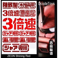 Metal Sticker Zeon Gundam Gunpla Logo Icon -not bandai zaku sazabi sinanju char zeong zgok dom PG MG