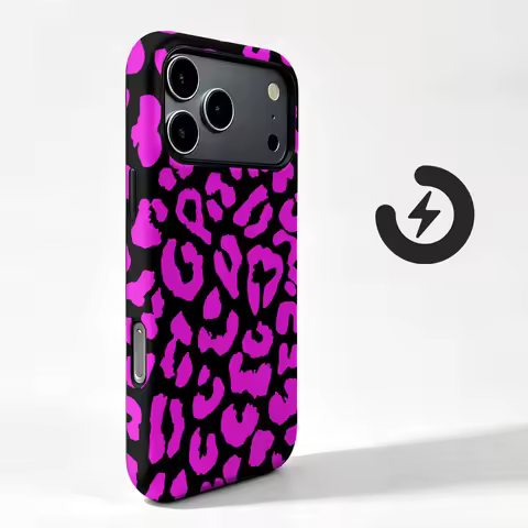 Magnetic Phone Case For Honor 200 100 90 70 Pro Magic 7 8 6 Lite X9a X9b X9c X9d Rose Leopard Print 