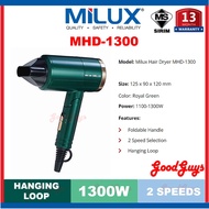 Milux MHD-1300 1300W Foldable Hair Dryer