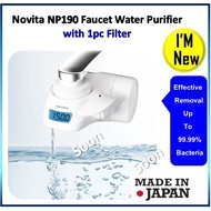 (Faucet Water Purifier) Novita NP190 Faucet Water Purifier with 1pc filter (Made in Japan)