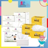 Bamboo Tissue Soft Facial Tisu Paper 75 Pulls x 4 Ply = 300pcs Per Pack