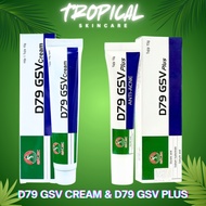 GSV l D79 GSV Cream and D79 GSV Plus helps reduce acne, back acne, fade dark spots, and control oil