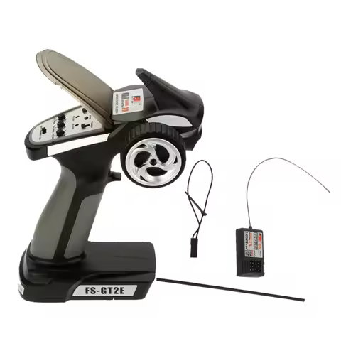 Flysky FS-GT2E Remote control 2A 2.4ghz 2CH Radio System Transmitter with FS-A3 Receiver for RC Car 