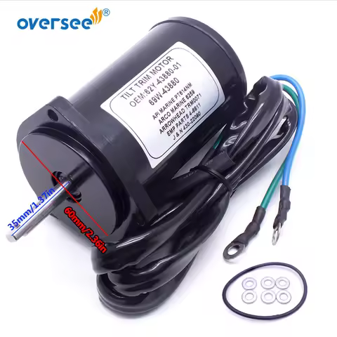 62Y-43880 Marine Tilt Trim Motor Assy For YAMAHA Outboard Motor 40HP To 100HP 62Y-43880-01 62Y-43880