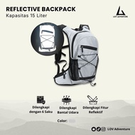 Reflective 15L Mountain Backpack – Ultralight Backpack Outdoor Hiking Daypack