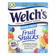 Welch’s Vitamin Natural Fruit Snacks Pack 威路氏 維他命天然果汁軟糖 一盒90包裝【034856890089】