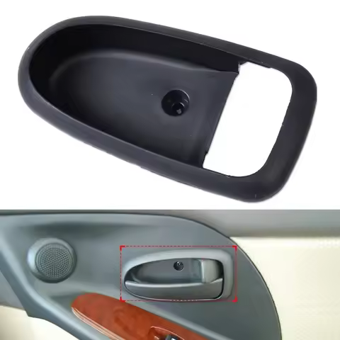 Right Inside Interior Car Door Handle Trim Cover Bezel Frame Plastic Black Fit For Hyundai Elantra 2