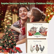 2022 Christmas Advent Greeting Card Gift Twelve Days Of Christmas Card 12pcs