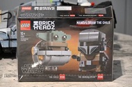 100% NEW LEGO Star Wars BrickHeadz 曼達洛人與孩子 (75317)