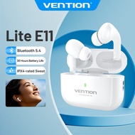 Vention ECHO LITE E11 True Wireless Earbuds Bluetooth5.4 Earphones USB-C Charging Cable IPX4 Against