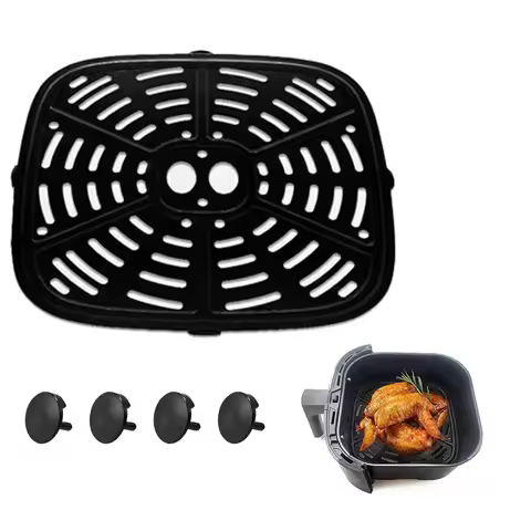 Air Fryer Basket Replacement Grill Pan Air Fryer Grill Plate Air Fryer Power Parts Plate Tray For Ho