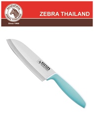Thailand Zebra Stainless Steel 6inch Wisdom Sushi Knife With Turquoise Handle