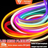 FUYAO LIGHTING Flexible LED Strip Neon Lights 10-20 Meters 220V IP65 Waterproof LED Light Strip
