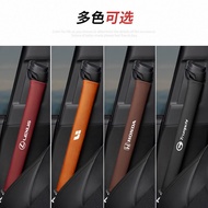 Customizable Car Seat Belt Shoulder Pad Cover - Premium Alcantara/Flannel Anti-Slip Pad for BMW, Mer