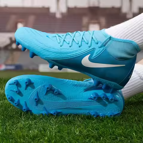 Nike men's shoes new PHANTOM LUNA II ACADEMY AG short spike mid-end artificial grass football shoes 